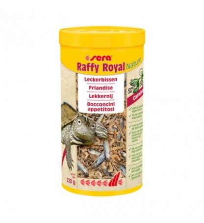 Sera mangime tartarughe rettili raffy royal nature 1000 ml 220 gr