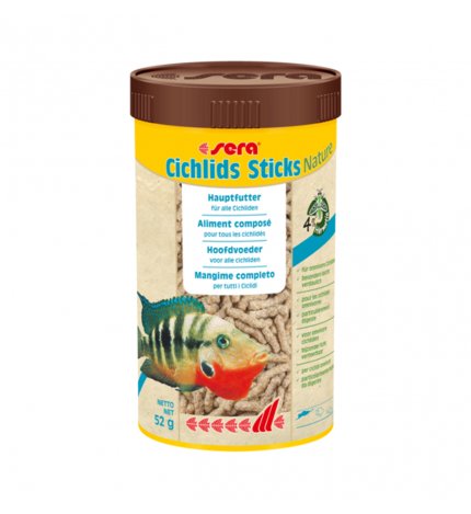 Sera pesci mangime cichlid sticks nature 250 ml 52 gr