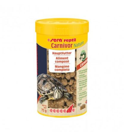 SERA RETTILI MANGIME REPTIL PROFESSIONAL CARNIVOR NATURE 250 ML 72 GR