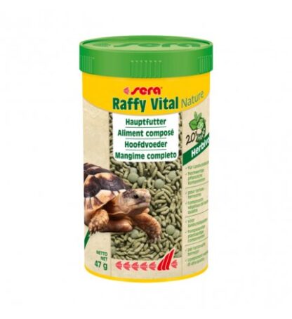 Sera tartarughe mangime raffy vital nature 250 ml 47 gr