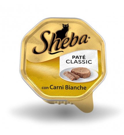 Sheba gatto classic pate' carni bianche da 85 gr