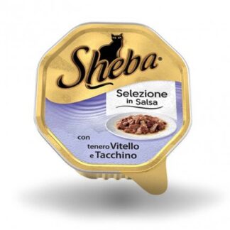 SHEBA GATTO SELEZIONE VITELLO E TACCHINO DA 85 GR IN VASCHETTA