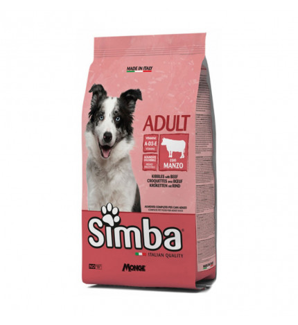 Monge cane simba al manzo da 20 kg