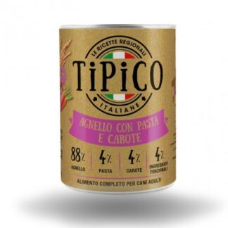 TIPICO CANE AGNELLO PASTA CAROTE DA 400 GR IN LATTINA