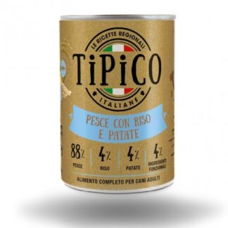 TIPICO CANE PESCE CON RISO E PATATE DA 400 GR IN LATTINA