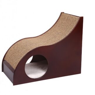 Tiragraffi scivolo c/tana 55x30x45cm
