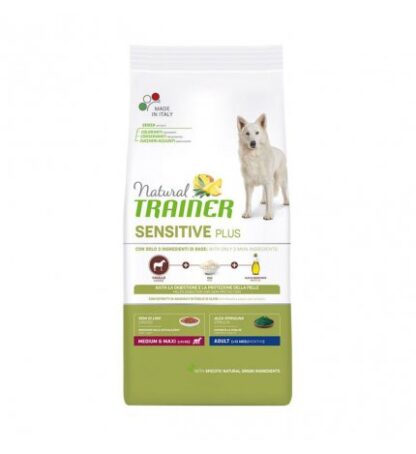 TRAINER CANE ADULT MEDIUM MAXI SENSITIVE AL CAVALLO NO GLUTEN DA 3 KG