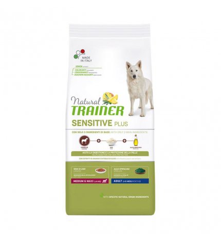 TRAINER CANE ADULT MEDIUM MAXI SENSITIVE AL CAVALLO NO GLUTEN DA 3 KG