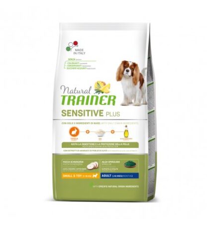 TRAINER CANE ADULT SMALL & TOY SENSITIVE NO GLUTEN CON CONIGLIO DA 7 KG