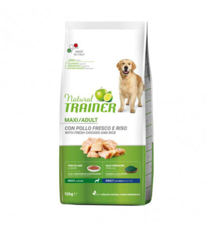 Trainer cane natural adult maxi pollo da 12 kg