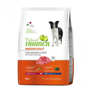 Trainer cane natural adult medium manzo da 3 kg