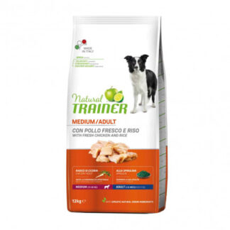 Trainer cane natural adult medium pollo da 12 kg