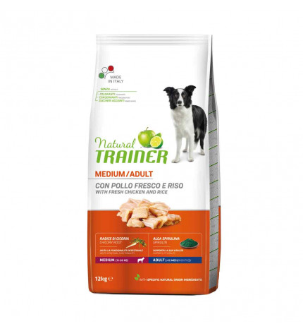 Trainer cane natural adult medium pollo da 12 kg