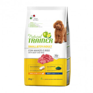 Trainer cane natural adult small & toy adult manzo da 2 kg