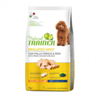 Trainer cane natural adult small & toy pollo da 7 kg
