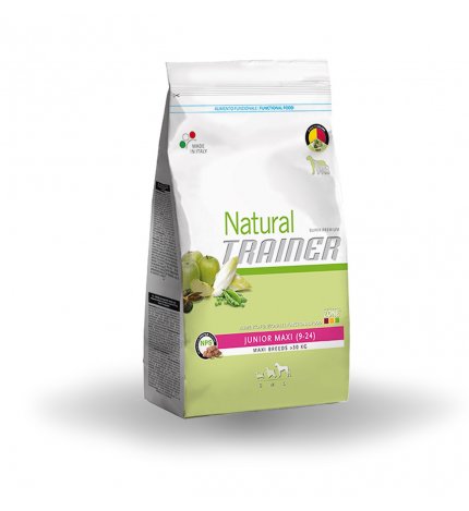 Trainer cane natural junior maxi pollo fresco da 12 kg
