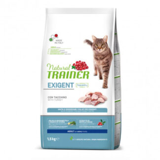 Trainer gatto natural adult exigent tacchino da 1,5 kg