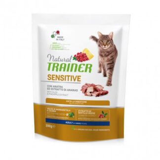 TRAINER GATTO NATURAL ADULT SENSITIVE ALL'ANATRA DA 300 GR