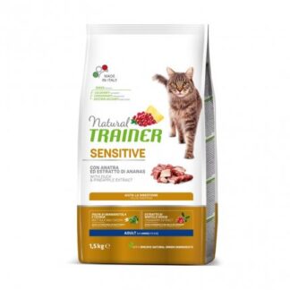 TRAINER GATTO NATURAL ADULT SENSITIVE ANATRA DA 1,5 KG