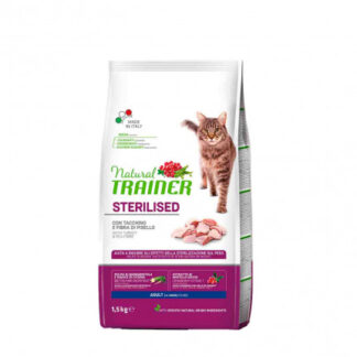 Trainer gatto natural adult sterilizzato tacchino da 1,5 kg