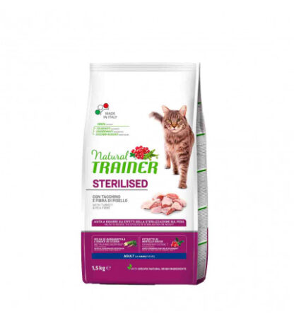 Trainer gatto natural adult sterilizzato tacchino da 1,5 kg