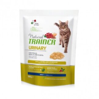 TRAINER GATTO NATURAL ADULT URINARY POLLO SEMI DI LINO E UOVA DA 300 GR
