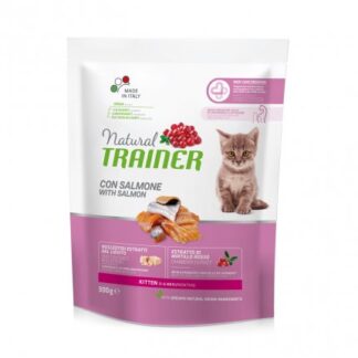 TRAINER GATTO NATURAL KITTEN SALMONE DA 300 GR