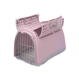Imac cane trasportino linus cabrio rosa chiaro