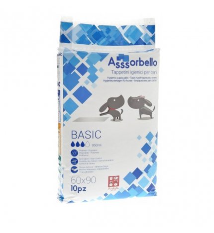 TRAVERSINE/ TAPPETINI IGIENICI CANE BASIC 60x90CM 10PZ
