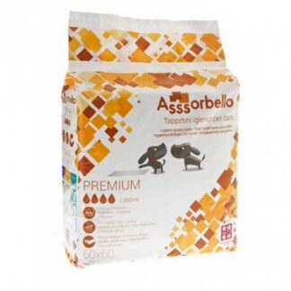 TRAVERSINE/ TAPPETINI IGIENICI CANE PREMIUM  60x60CM 30PZ