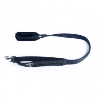 Tre ponti cane guinzaglio doppio manico 100 cm nero