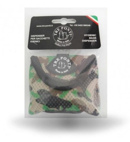Tre ponti dispenser sacchetti igienici verde militare