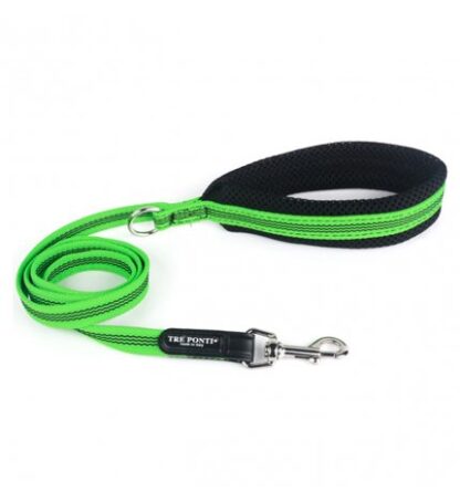 Tre ponti guinzaglio fluo pop verde