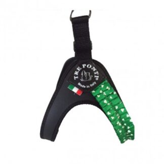 Tre ponti pettorina fashion plisse' misura 2 verde