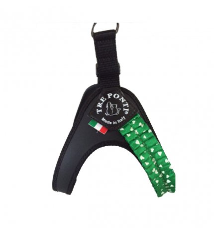 Tre ponti pettorina fashion plisse' misura 2,5 verde