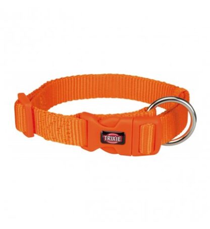 Trixie cane collare premium medium large 35-55 cm 20 mm arancio