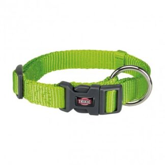 Trixie cane collare premium small medium 30-45 cm 15 mm verde