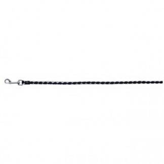 Trixie cane guinzaglio cavo l xl 1,00 m 18 mm nero argento