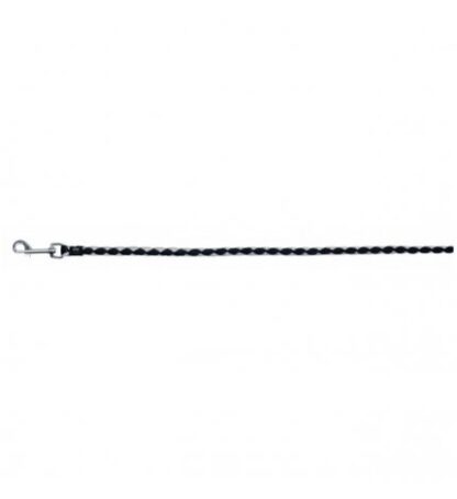Trixie cane guinzaglio cavo l xl 1,00 m 18 mm nero argento