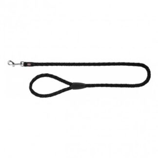Trixie cane guinzaglio cavo medium large 1m / 18mm nero