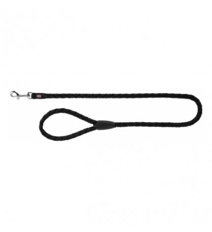 Trixie cane guinzaglio cavo medium large 1m / 18mm nero
