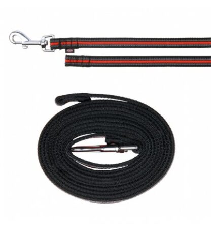 Trixie cane guinzaglio fusion caccia 3 m / 17 mm nero arancio