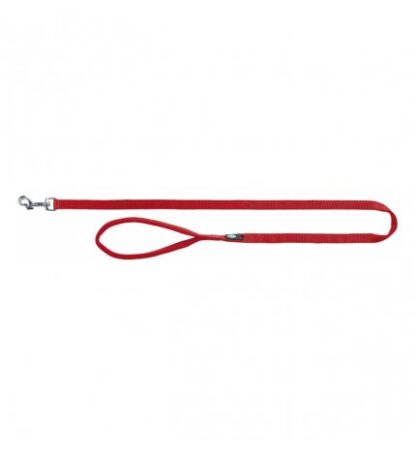 Trixie cane guinzaglio premium addestramento xs-s 2m 15mm rosso