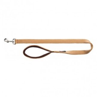 Trixie cane guinzaglio premium large xlarge 1 m - 25 mm beige