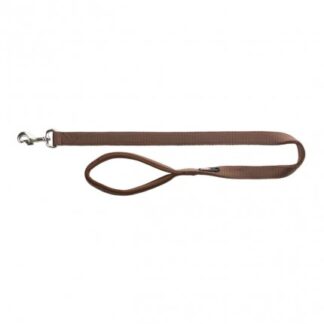 Trixie cane guinzaglio premium large xlarge 1 m 25 mm marrone