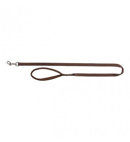 Trixie cane guinzaglio premium  medium large 1 m 20 mm marrone