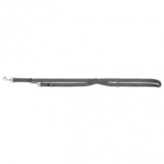 Trixie cane guinzaglio premium xs - s addestramento 2 m 15 mm grigio