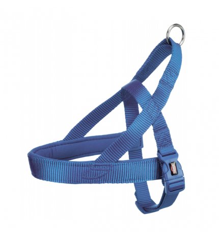 Trixie cane pettorina premium comfort l 60 - 76 cm / 40 mm blu