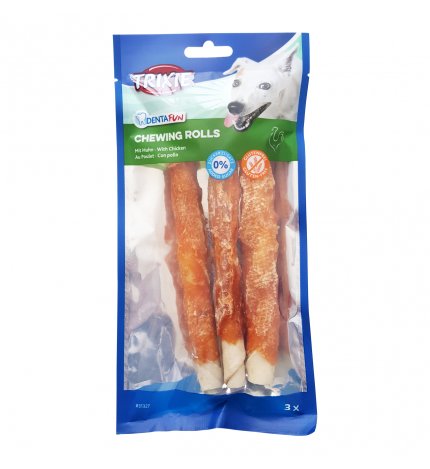 Trixie cane snack denta fun bastocini di pollo 17 cm da 140 gr