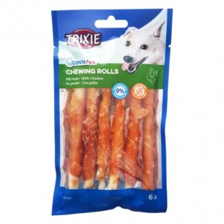 Trixie cane snack denta fun bastonicini di pollo 12 cm da 70 gr
